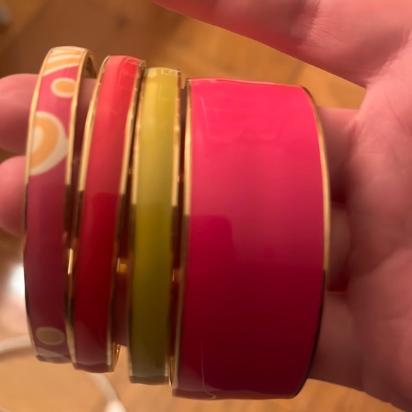 J. Crew Jewelry Set Of J Crew Gold Plated Bangles Poshmark